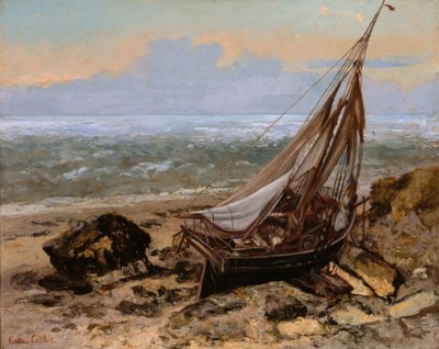 釣り船 作： Gustave Courbet